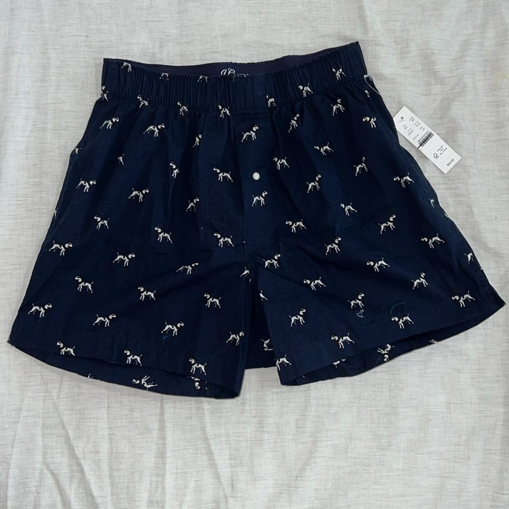 J. Crew Men's‎ Printed Boxer Shorts Pointer Dog Print Size XS